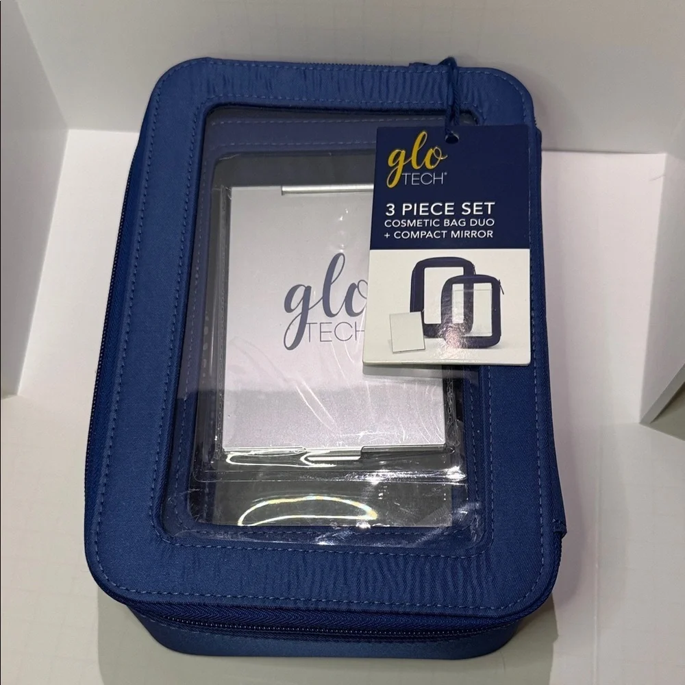 Glo Tech 3 piece set cosmetic bag